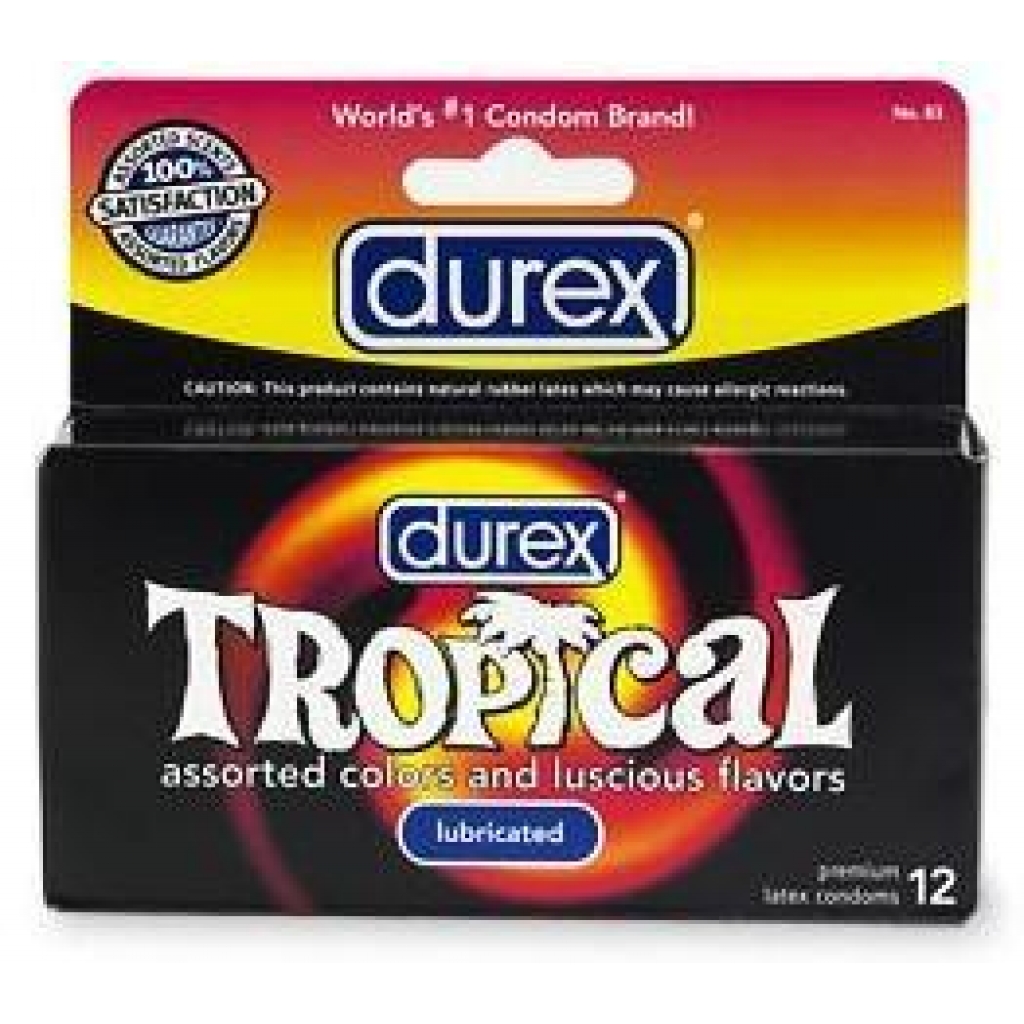 Durex Tropical 12 Pack Assorted