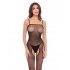 Sparkle Crotchless Body Stocking - Black O/S