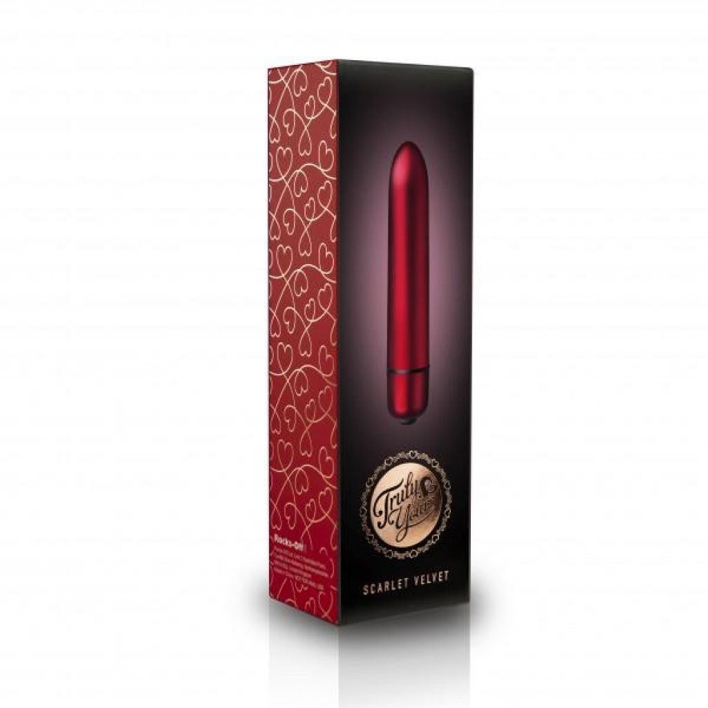 Truly Yours Scarlet Velvet 10 Speed Bullet Vibrator - Red