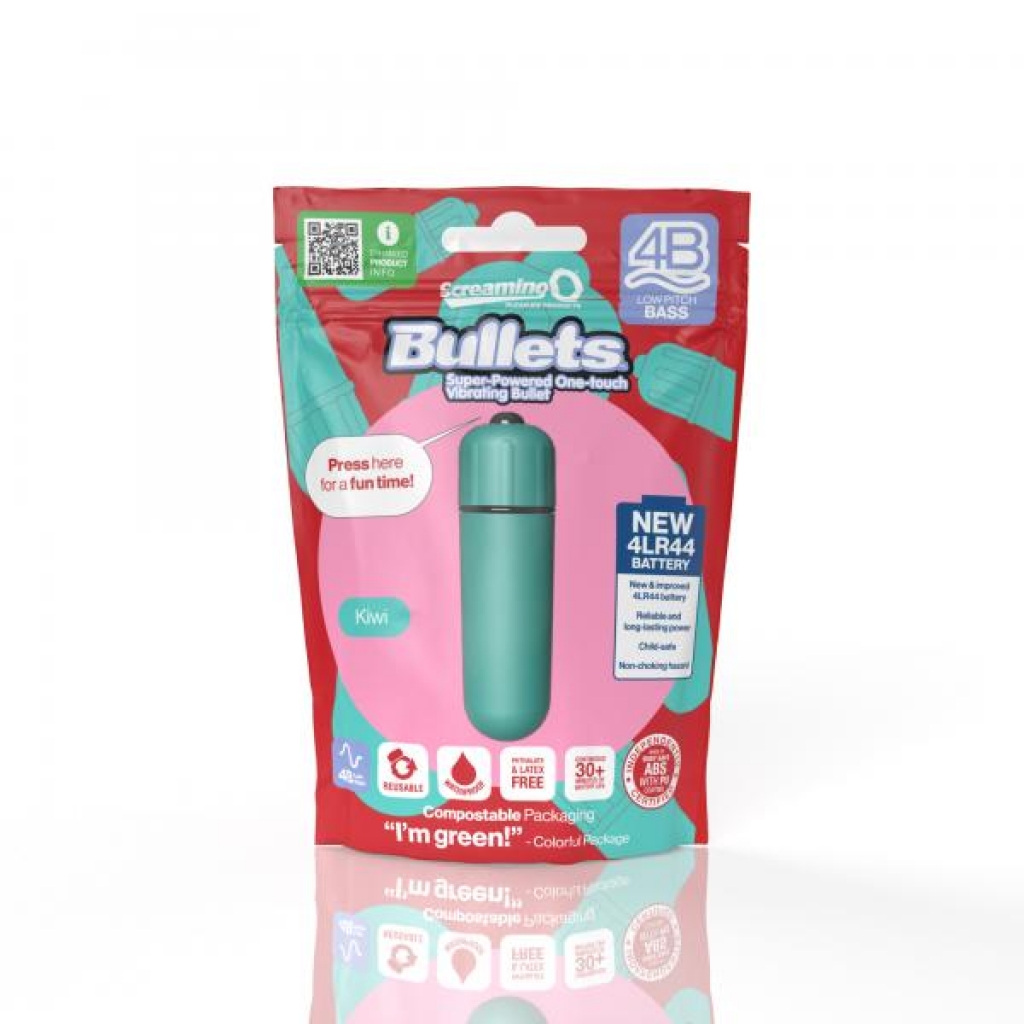 Screaming O 4B Bullet Vibrator - Kiwi Green