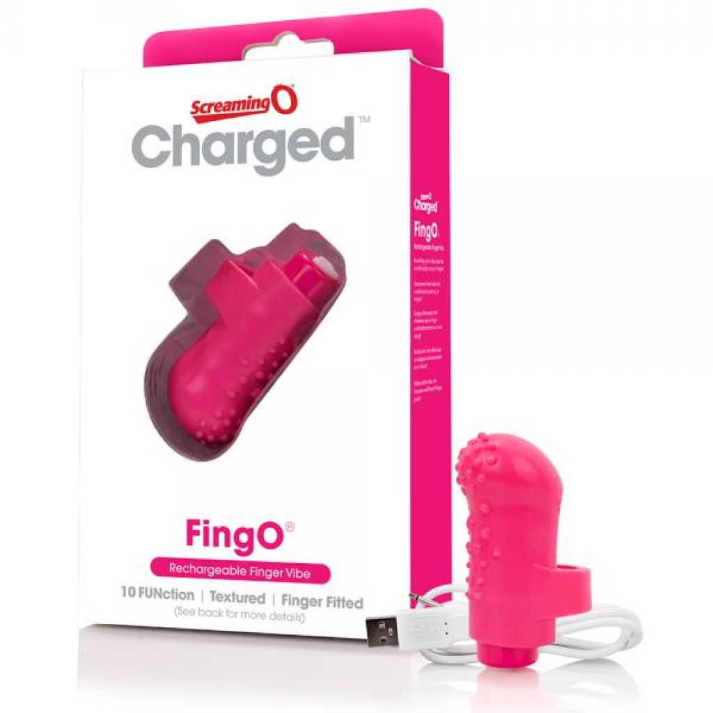 Screaming O Charged Fing O Vooom Mini Vibe - Pink