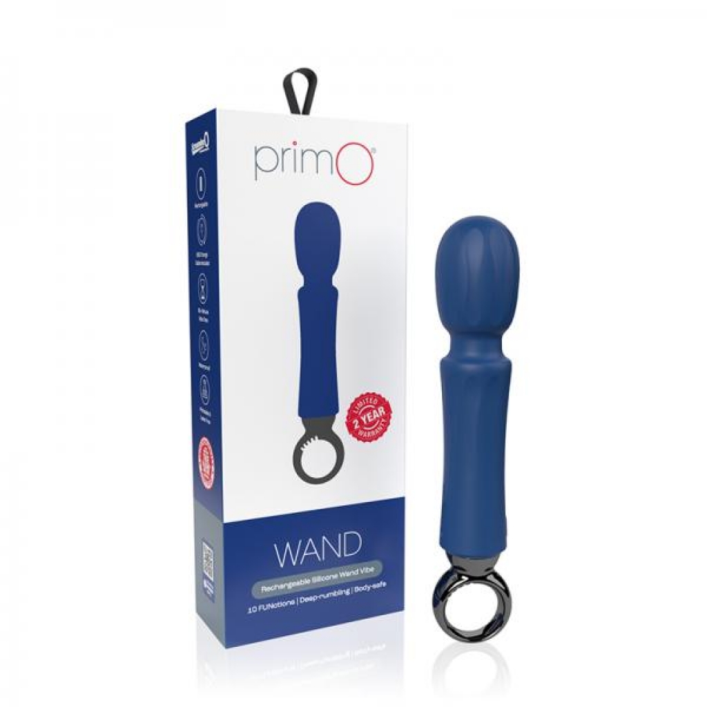 Screaming O Primo Wand Vibrator in Blueberry