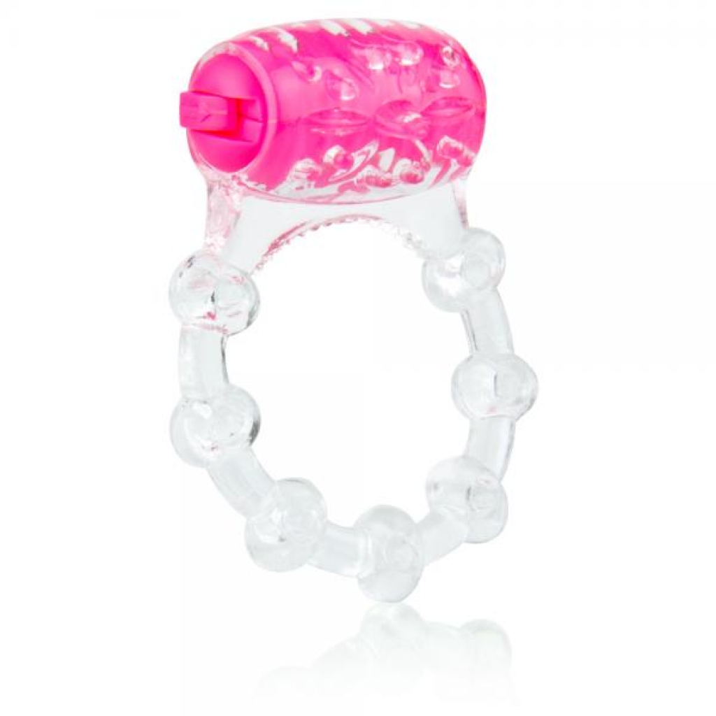 Color Pop Quickie Screaming O - Pink Vibrating Erection Ring