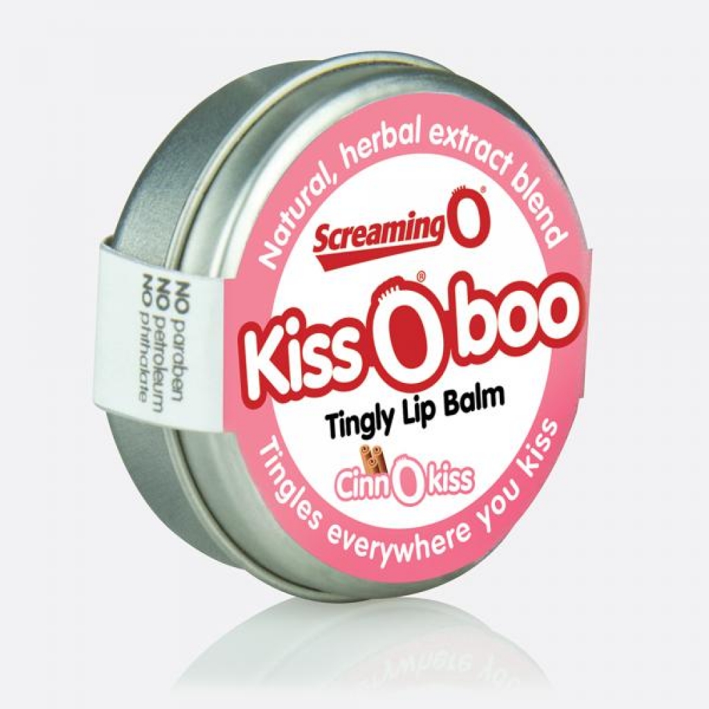 KissOboo Tingly Lip Balm - Cinnamon Flavor for Sensational Kisses