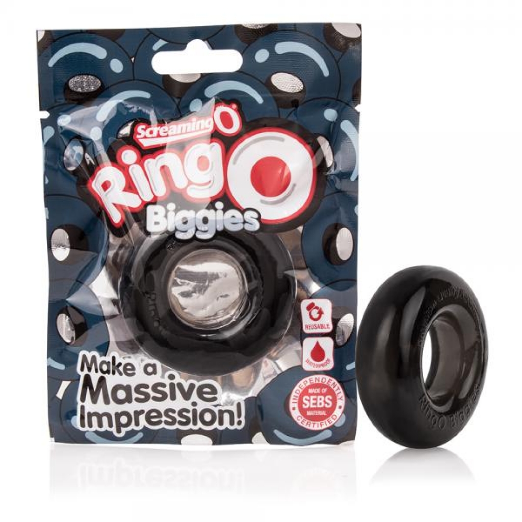 Screaming O Ringo Biggies - Black Thick Cock Ring