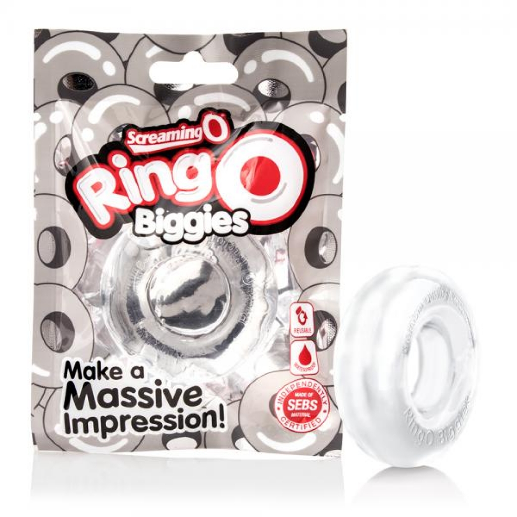 RingO Biggies Clear - Thick Cock Ring Series