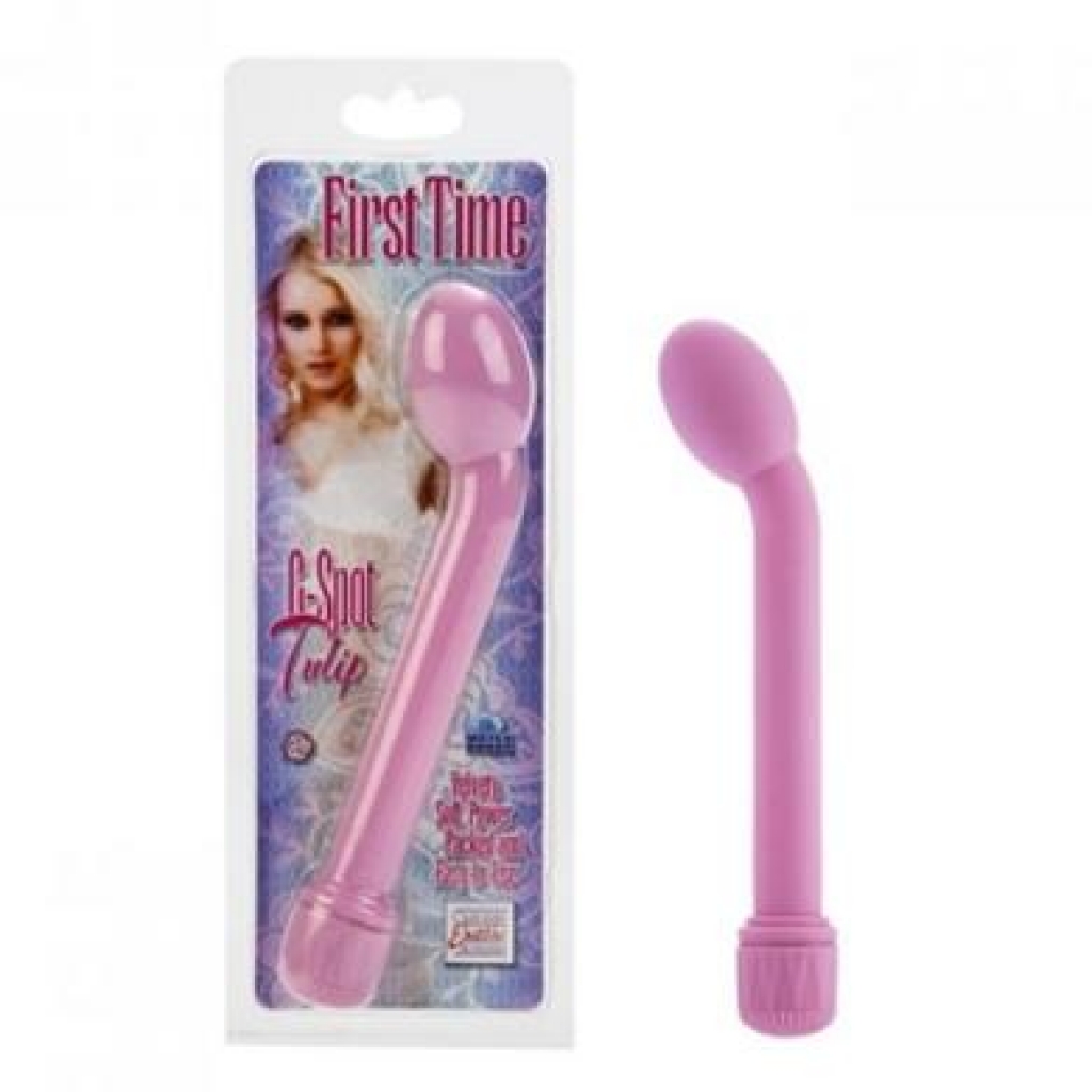 First Time G Spot Tulip Vibe - 6.75 Inches Pink