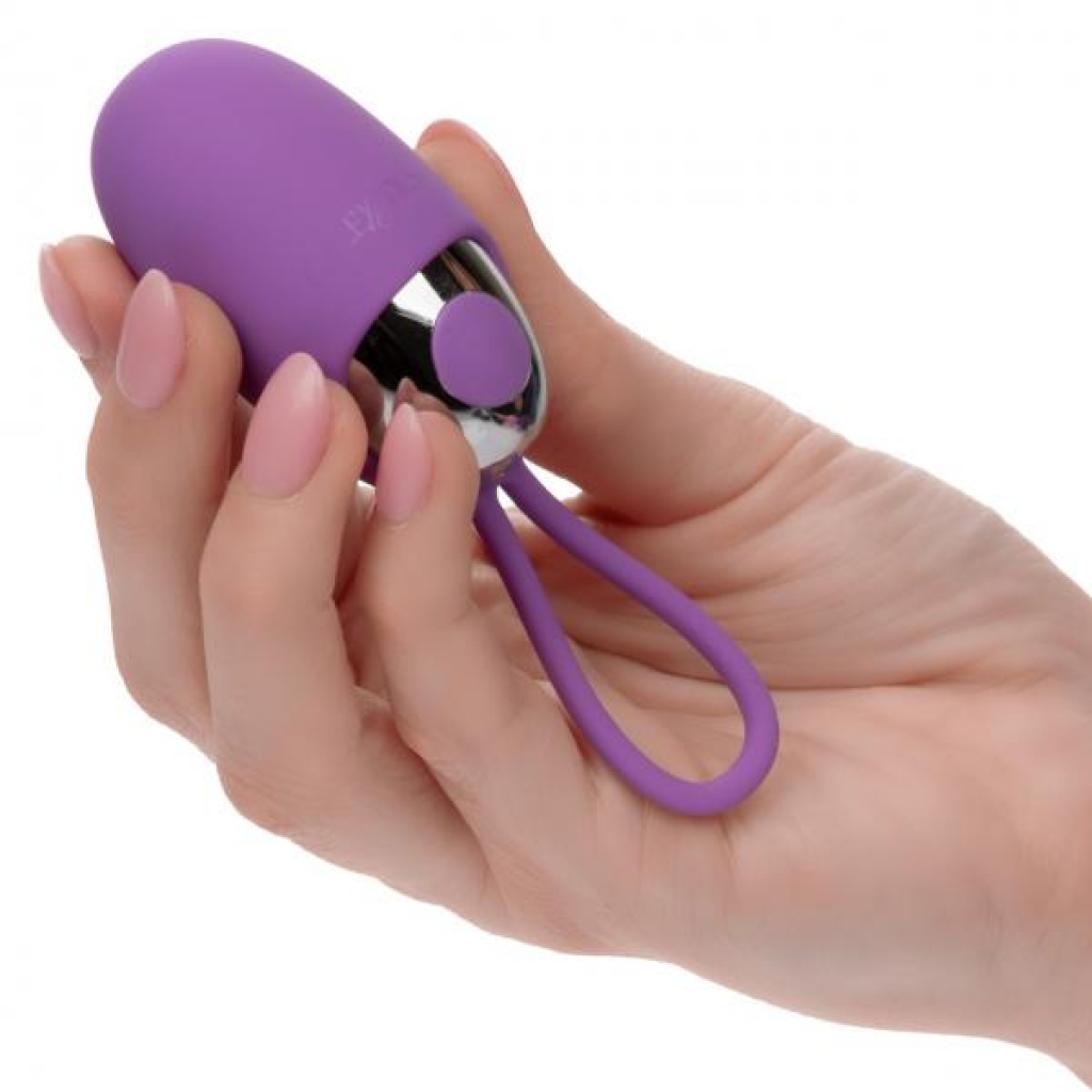 Turbo Buzz Bullet Vibrator with Removable Silicone Sleeve - Purple