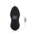 Whisper Micro Heated Bullet Vibrator - Elegant Black/Silver Design