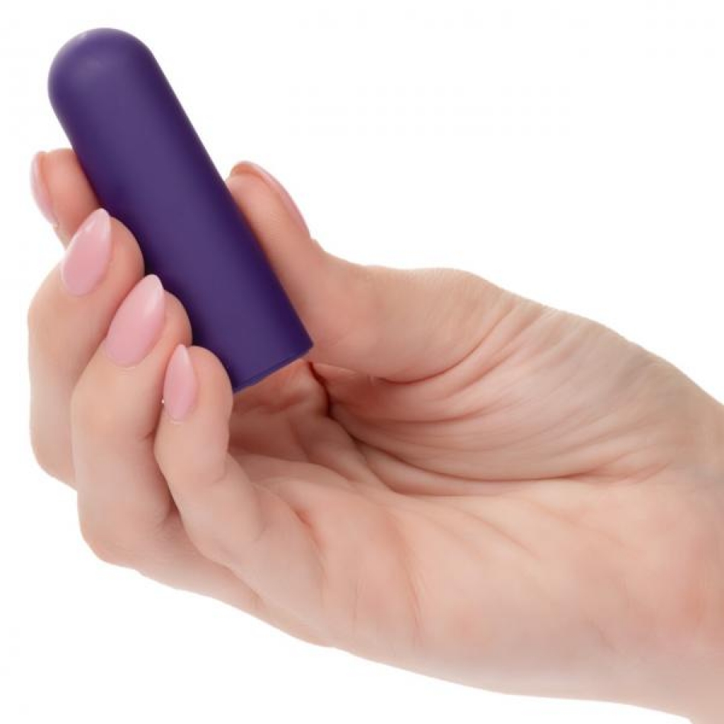 Turbo Buzz Rounded Mini Bullet Vibrator - Purple