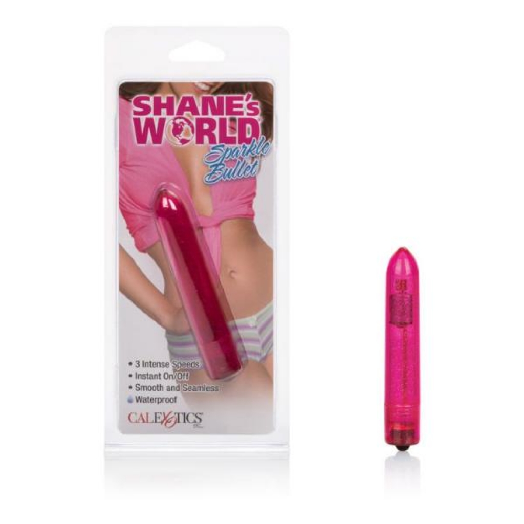 Shane's World Sparkle Bullet Vibrator - Pink