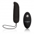 Silicone Remote Ridged G Vibrator - Black