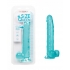 Size Queen 10-inch Realistic Dildo - Premium Blue Teal