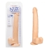 Size Queen: 12 inch Ivory Light Skin Dildo