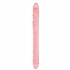 Translucence - Veined Double Dong 17.5 inches - Pink