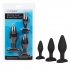 Silicone Anal Exerciser Kit - Black