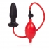 Expandable Butt Plug - Red Black Latex