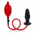 Expandable Butt Plug - Red Black Latex