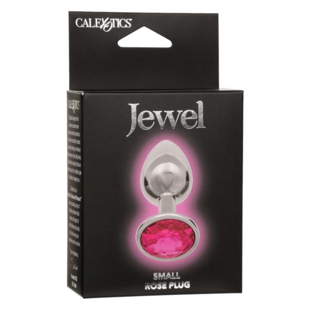 Small Rose Plug: Elegant Silver Jewelry for Intimate Pleasure