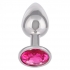 Small Rose Plug: Elegant Silver Jewelry for Intimate Pleasure