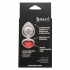 Jewel Large Ruby Heart Anal Plug - Luxurious Design - Silver