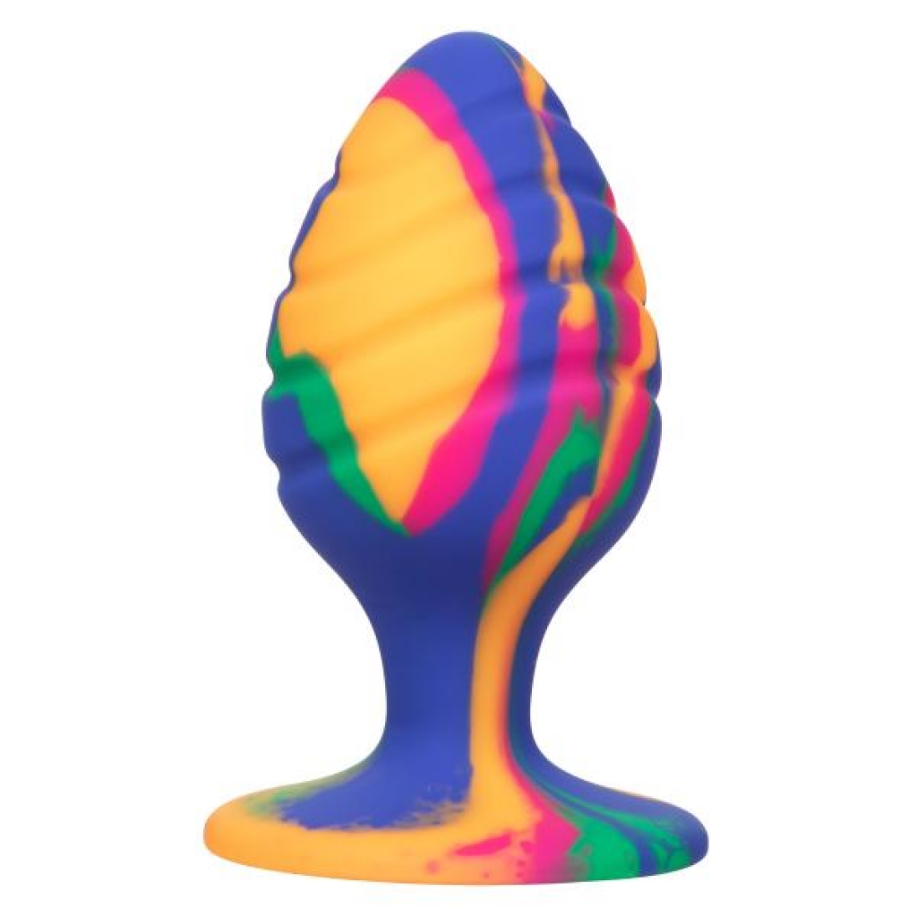 Cheeky Large Swirl Tie Dye Plug - Vibrant Design