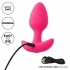 Cheeky Vibrating Glow-in-the-Dark Butt Plug - Pink