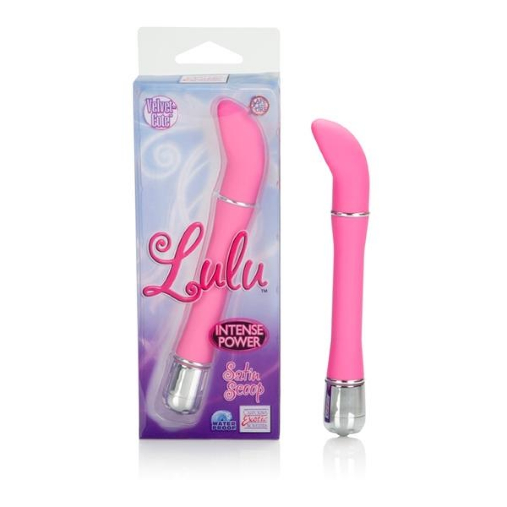 Lulu Satin Scoop Pink Vibrator