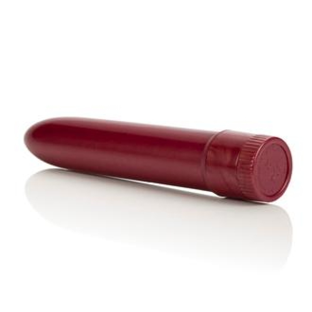 Mini Pearlessence Desert Rose 4.5-Inch Vibrator - Red