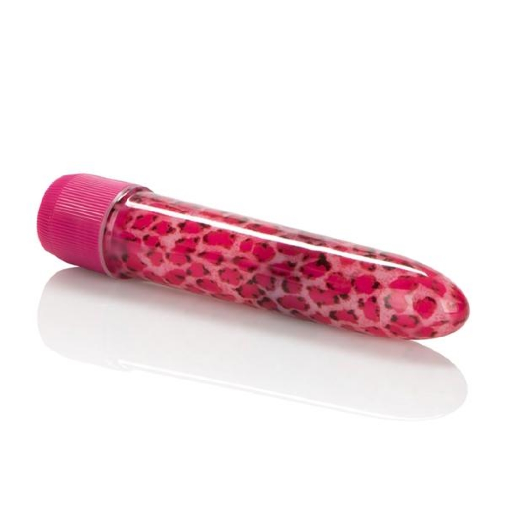 Pink Mini Leopard Massager - 4.5