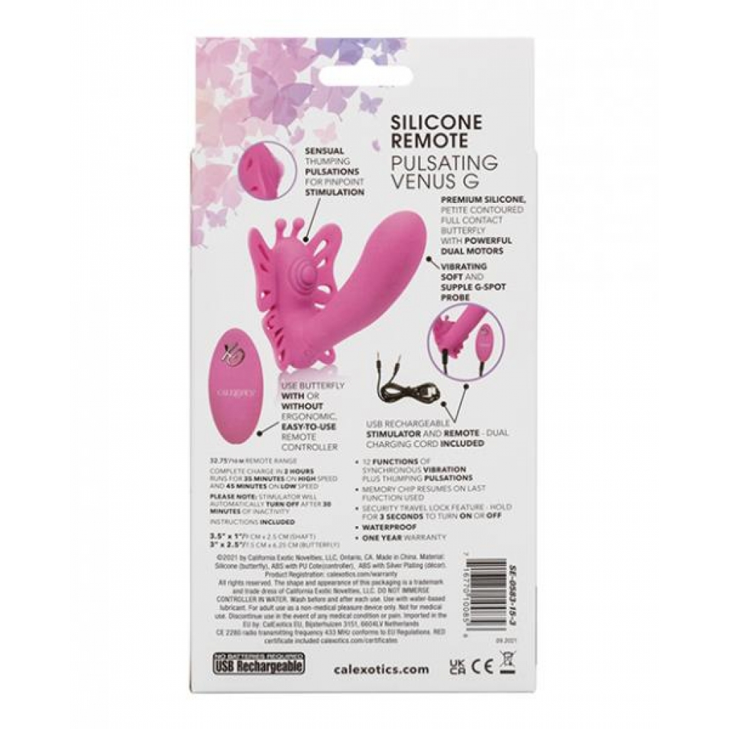 Venus Butterfly Silicone Remote Pulsating G-Vibe