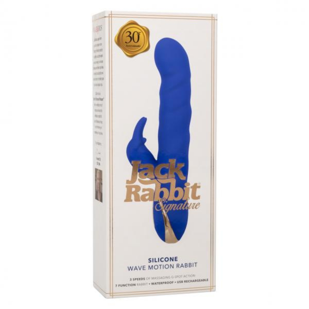 Jack Rabbit Signature Wave Motion Rabbit Vibrator in Blue