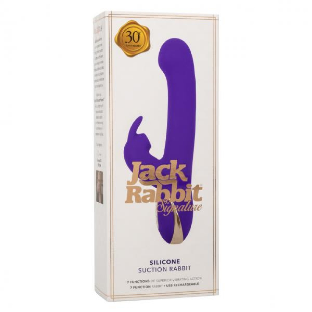 Jack Rabbit Signature Suction Rabbit Vibrator - Purple