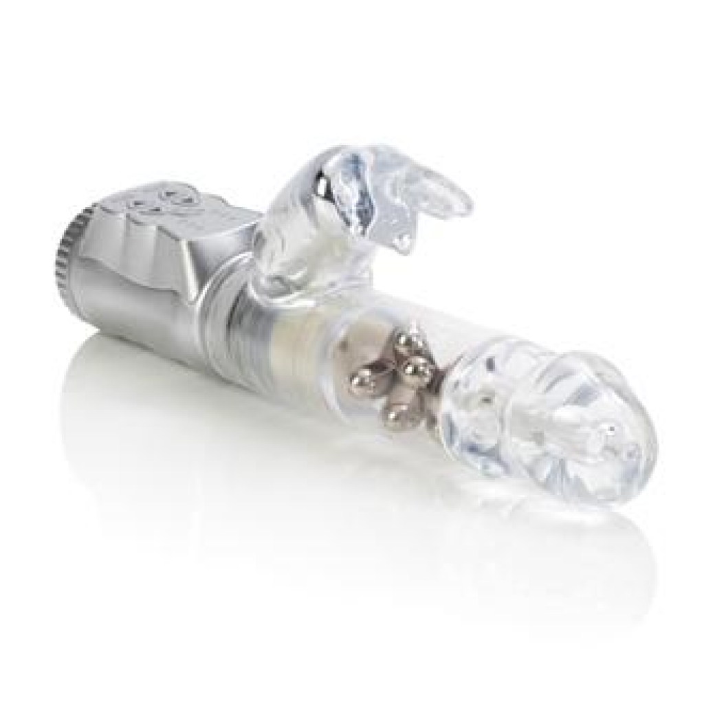 Waterproof Jack Rabbit Vibrator - Clear Indulgence