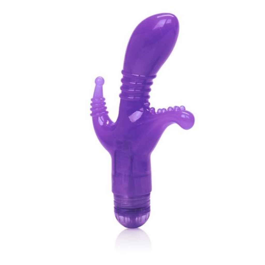 Triple Tease Purple Vibrator