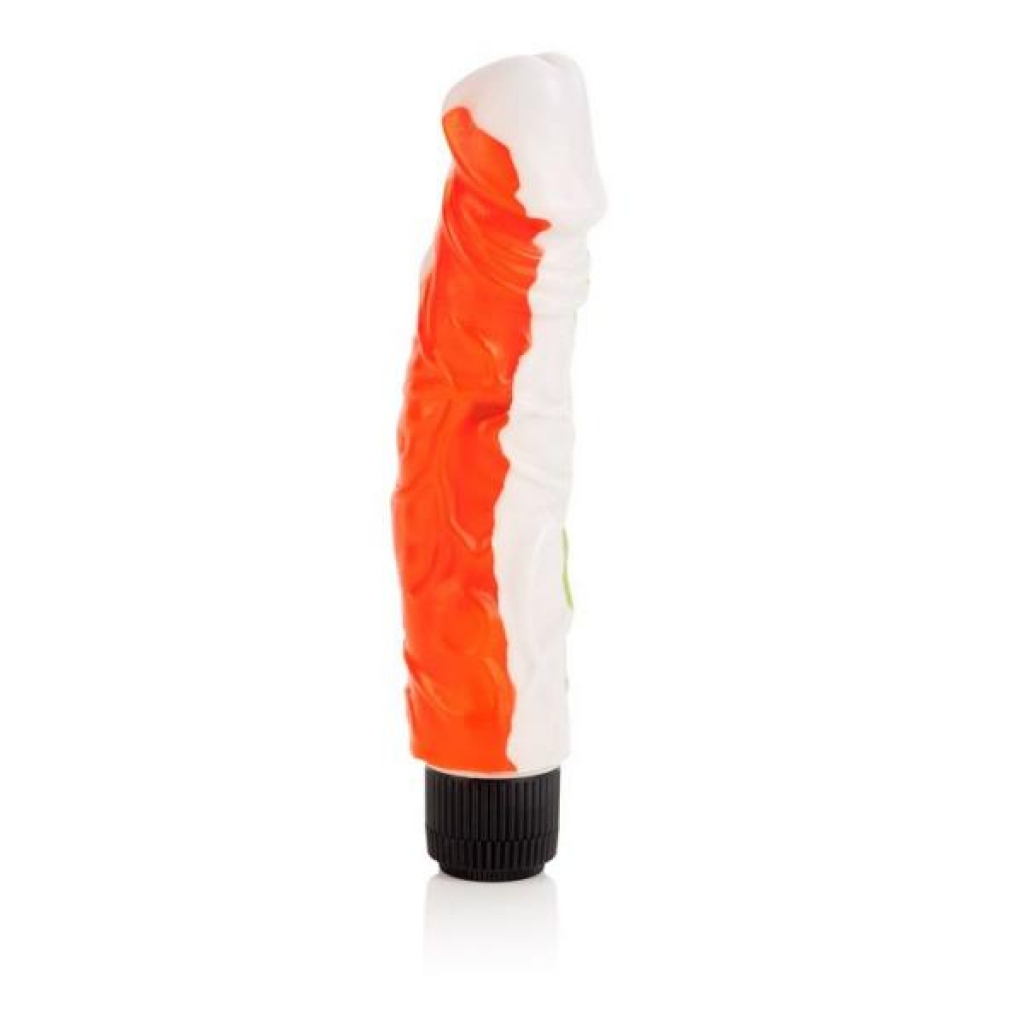 Funky Jelly Vibrator - 8in Multi-Color