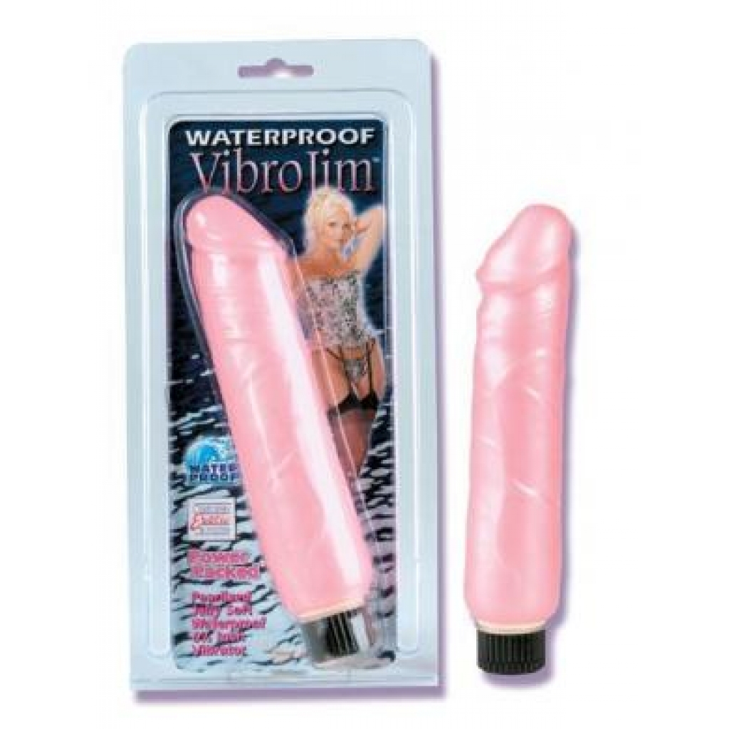 Waterproof Vibro Jim - Pink