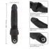 Power Stud Cliterrific Waterproof Black Vibrator