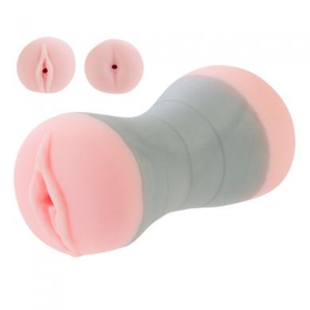 Travel Gripper Dual-Ended Masturbator - Beige