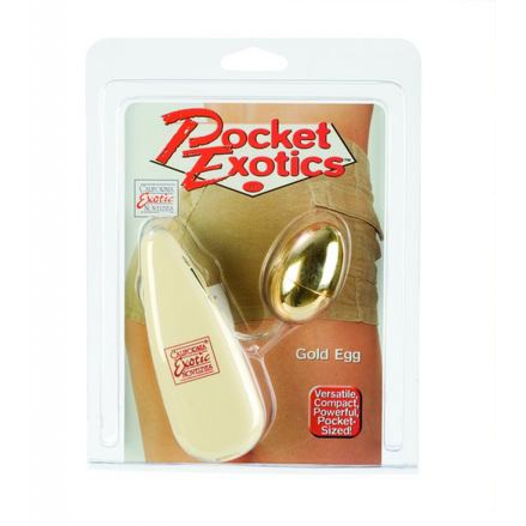 Gold Multi-Speed Vibrating Egg for Intimate Play