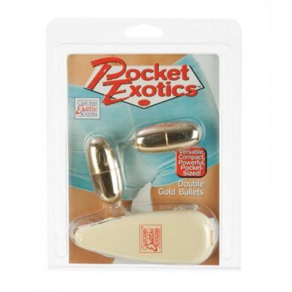 Double Gold Bullets - Vibrating Stimulators