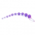 X 10 Graduated Anal Beads - 11 Inch Purple