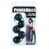 Power Balls Latex Dipped Weighted Pleasure Balls 1.25 Inch - Black