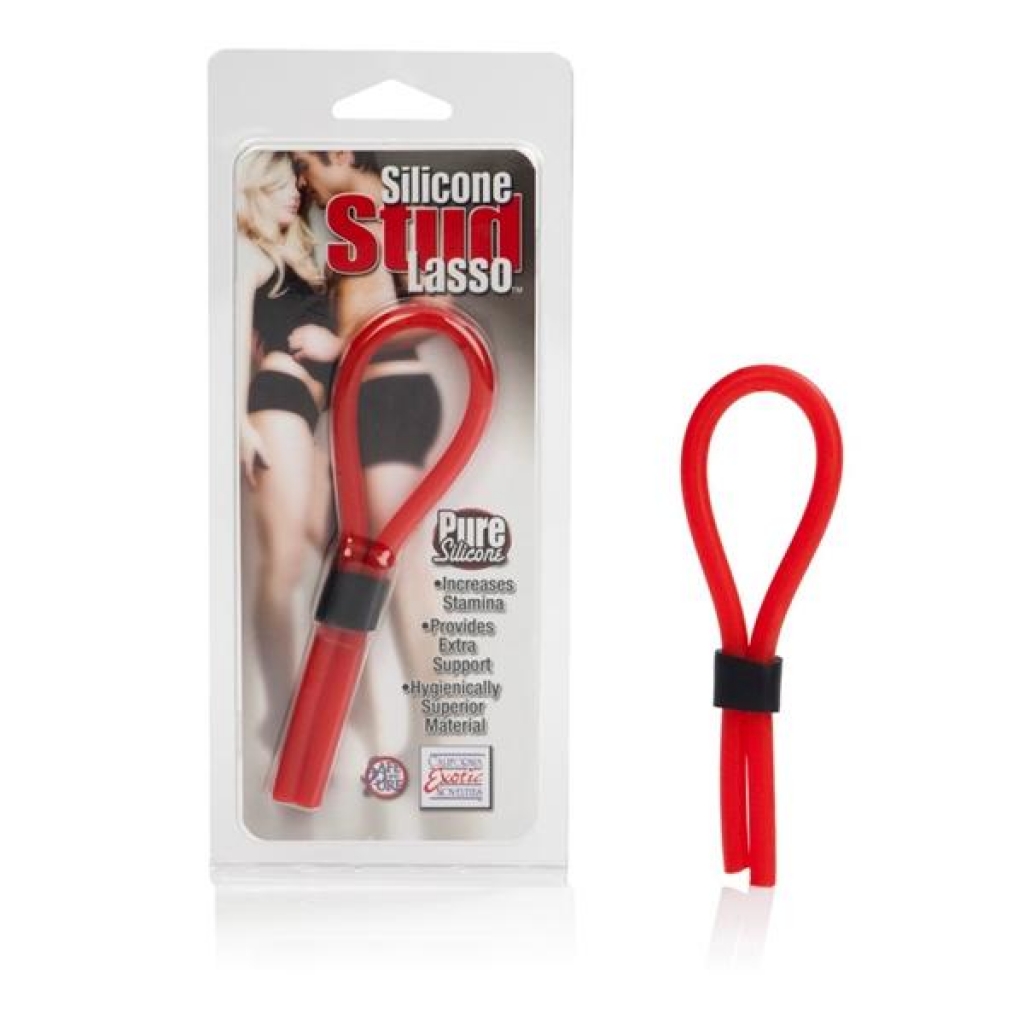 Silicone Stud Lasso - Red