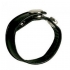 Black Leather Ring - Adjustable