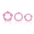 Island Rings Cock Ring Set - Pink