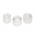 Reversible Ring Set - Clear (Pack of 3)