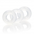 Set of 3 Silicone Stacker Rings - Clear