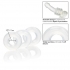 Set of 3 Silicone Stacker Rings - Clear