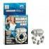 Maximus Double Support Vibrating Penis Ring - Clear